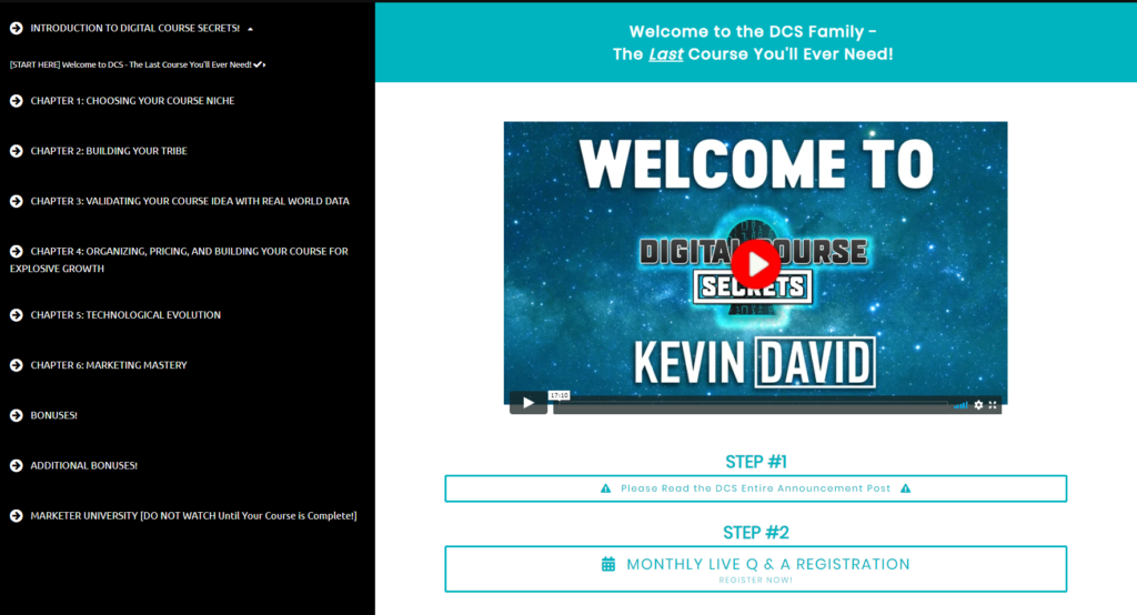 Kevin David Digital Course Secrets